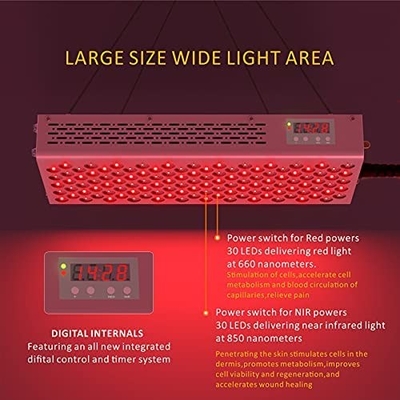 1000W LED PDT Light Therapy Machine 660nm 850nm Red Light Therapy Machines