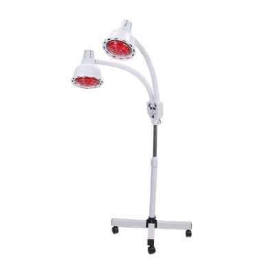 Skin Rejuvenation Physiotherapy Infrared Lamp Time Temperature Control Double Caps