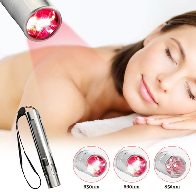 Buy Portable Red Light Therapy Flashlight 850nm Handheld Medical Lamp 630nm 660nm online manufacture