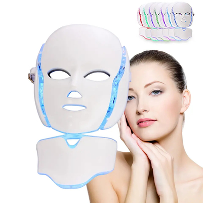 Buy Skin Rejuvenation Red Led Light Therapy Infrared Mask Face Spa 7 Color Mask online manufacture