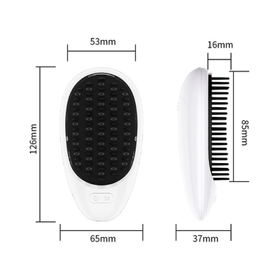 Buy Hair Smoth Comb Electric Cordless Therapy Red Blue LED Hair Growth Comb Scalp Massaging Anti-Hair Loss online manufacture