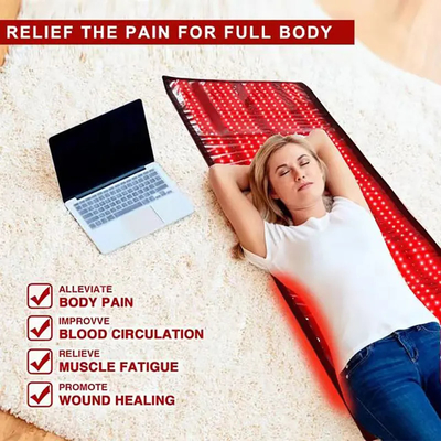 Buy 945pcs LEDS Red Light Therapy Pads Yoga Mat LED Infrared Light Belt online manufacture