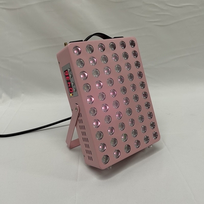 Buy MINI 300W Red Light Therapy Handheld Panel with LED Wavelength 630 660 810 850 in Pink and Black Body Color online manufacture