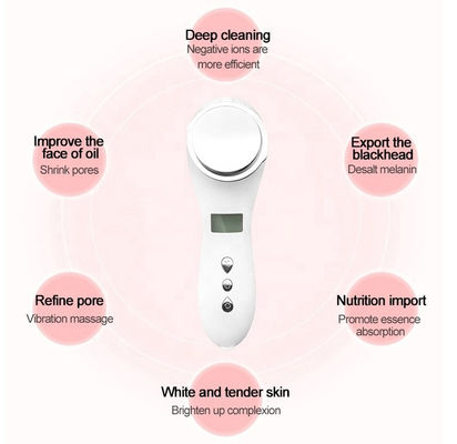 Buy 1000mAh Facial Beauty Devices Heat Cooling Galvanic Ion Facial Massager online manufacture