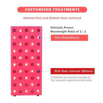 Buy 300W Portable Red Light Therapy Device 60 Degree LED Light Facial Therapy online manufacture