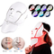 Anti Aging Red Led Light Therapy Infrared Mask Face Spa 7 Color Photon Mask