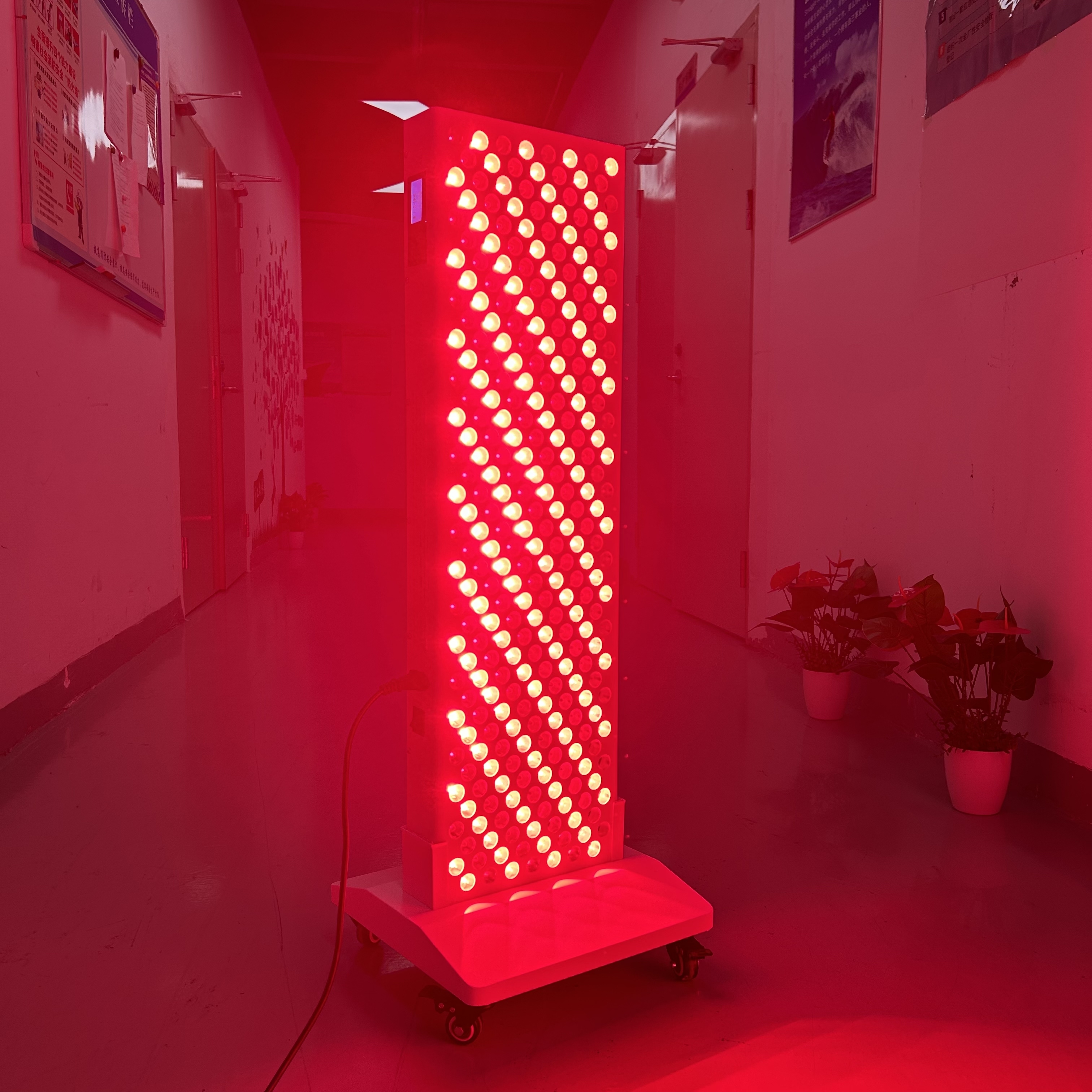 4 Wavelengths Infrared LED Red Light Therapy Machine with 60° Lens ...