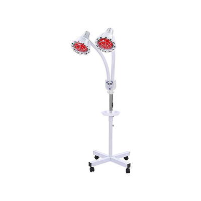 Pain Relief Physiotherapy IR Lamp Double Light Bulb With Time Temperature Control