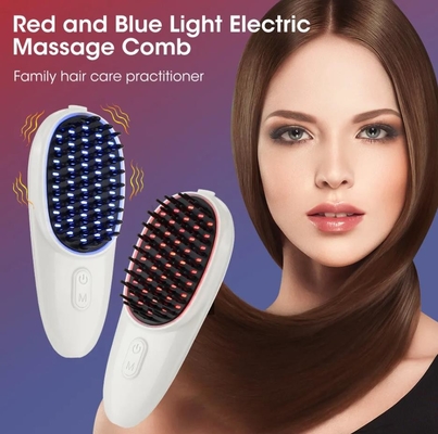 Electric Red Light Blue Light Hairdressing Scalp Massaging Comb