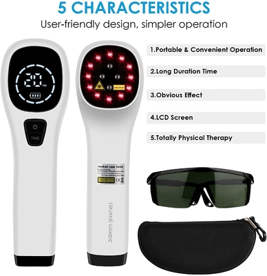 Handheld Wound Cold Laser Therapy Device For Pain Relief Muscle Reliever