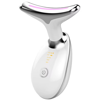 Vibration Skin Tighten Massager Wrinkle Led Light Therapy Face Neck Beauty Instrument