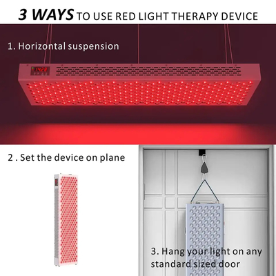 Full Body Red LED Light Therapy Panel Device 1500W For Skin Care