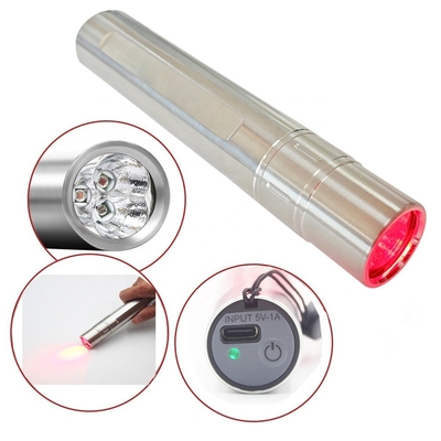 Collagen-Boosting 9W 3Pcs LED Red Light Therapy Torch 630nm for Skin Rejuvenation