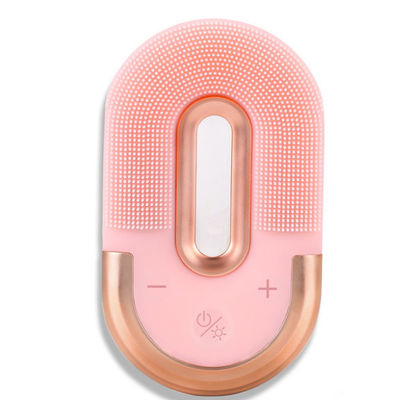 4 In 1 Heating Facial Skin Cleansing Brush IPX7 Waterproof Electric Face Washer