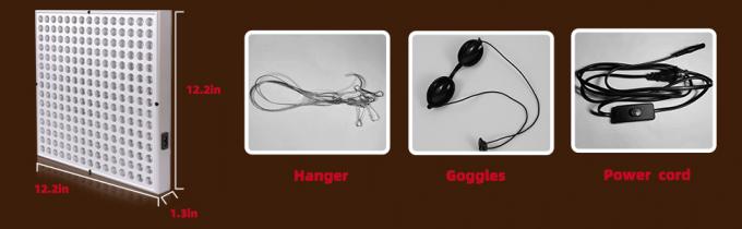 660nm Near Infrared Lamp Red Led Light Therapy Panel 850nm 45w Aluminum 0