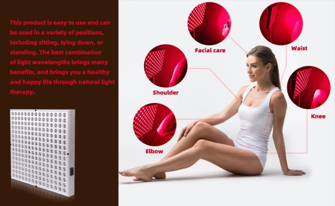 660nm Near Infrared Lamp Red Led Light Therapy Panel 850nm 45w Aluminum 1